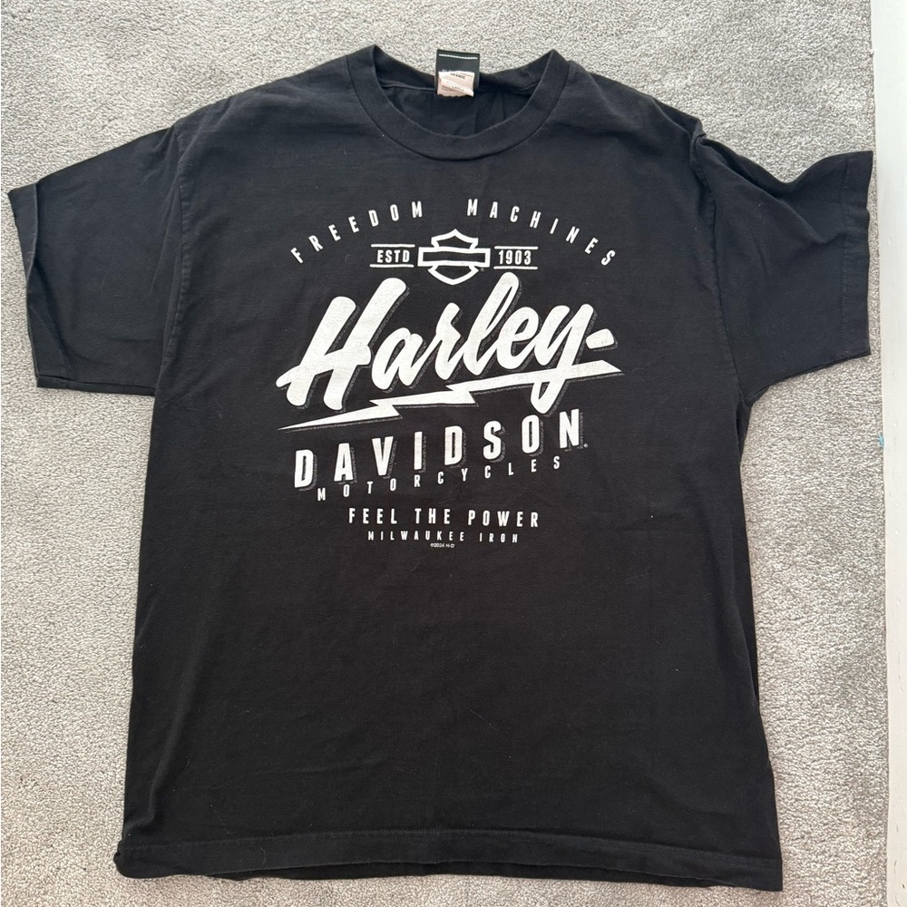Harley-Davidson Black Graphic Tee